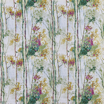 Silver, Birch Orchid - Fabric Only